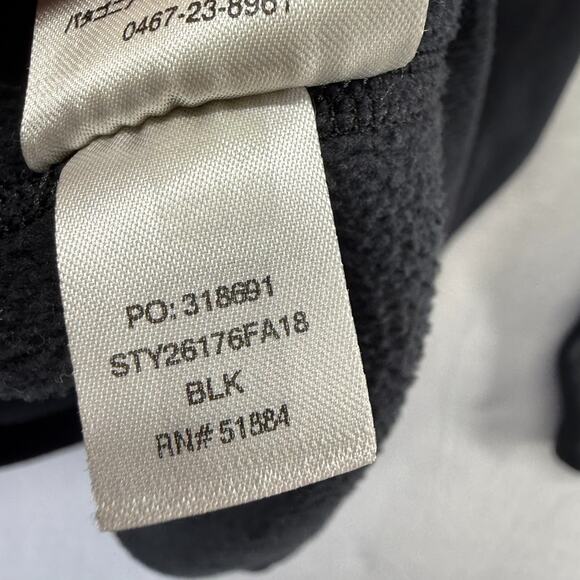 Patagonia Sweater Men's XL Black Micro D Fleece Pullover 1/2 Half Zip Preppy - Picture 9 of 10